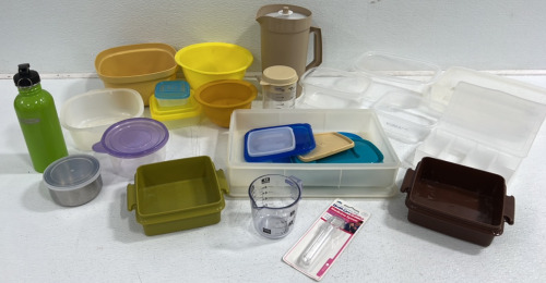 Variety of Tupperware