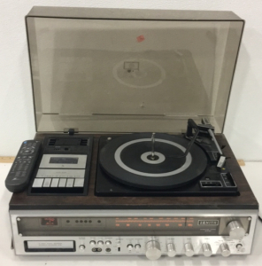 Zenith Integrated Stereo System With Am/Fm, Cassette, 8-Track and record player all in one