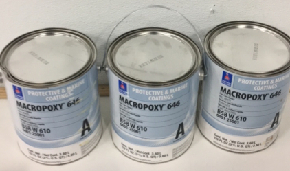 (3) Gallons Of Sherwin Williams Macropoxy 646