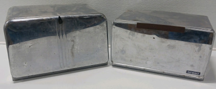 (2) Vintage Bread Boxes