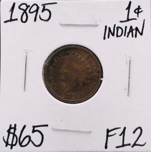 1895 G12 Antique Indian Head Cent