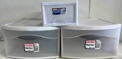 Sterilite Clearview Storage Containers