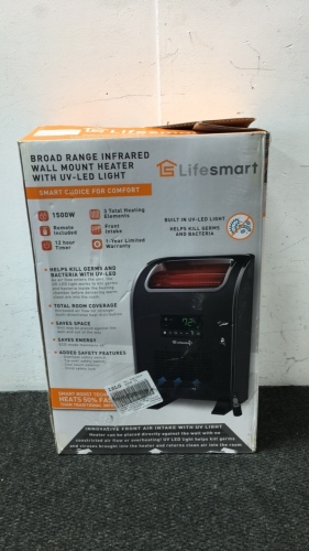 Lifesmart Infrared Heater with UV Light