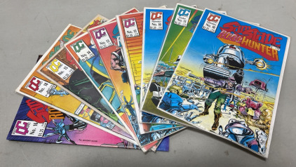 (9) 1986 QC Comics &ldquo;Sam Slade Robo Hunter&rdquo; Comic Books.. 8 Have Sleeves And Boards