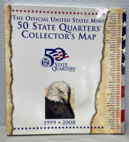 The Official United States Mint 50 State Quarters Collectors Map