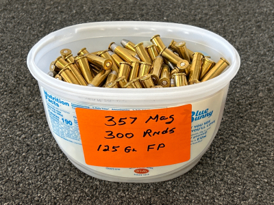 (300) Rnds Of .357 Mag 125 Gr. FP Please Inspect