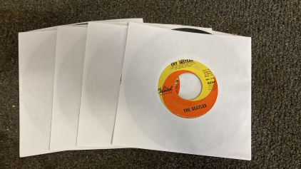 Box Of 45 Vinyl Fair Condition Some Have Warped Please Inspect
