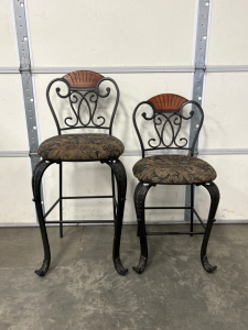 (2) Padded Stools