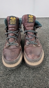 Pair of Georgia Giant Size 6W Boots