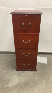 4 Drawer Dresser Has A Lock No Key 51&rdquo; Tall 18&rdquo; Long 20&rdquo; Wide Please Inspect