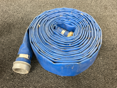 Heavy Duty Hose 3.5” Wide with Fittings Please Inspect for Length