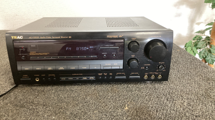 Teac Video/Audio Receiver Powers On No Speakers Not Fully Tested Please Inspect