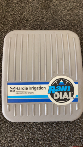 Hardie Irrigation Rain Dial// Sylvania Lightbulbs// Bioguard Blue Floater