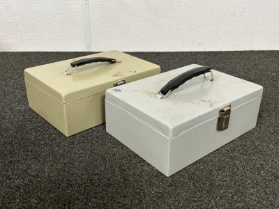 (2) Lock Boxes