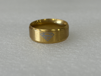Size 8.5 Superman Ring Please Inspect
