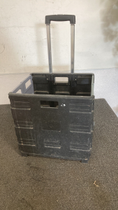 Folding Crate With Wheels Complete Works Please Inspect