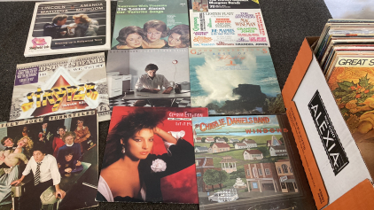 Box Of Records In Fair Condition Please Inspect