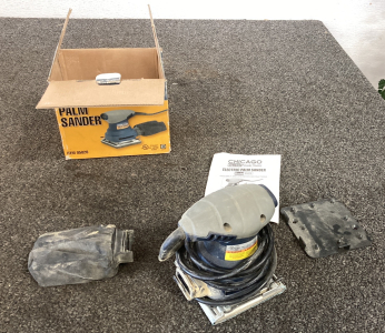 Chicago Electric Plan Sander Works Grate Condition Please Inspect