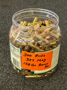 (300) Rnds Of .357 Mag 158 Gr. Please Inspect
