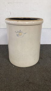 Crock 20&rdquo; Tall Vintage Please Inspect