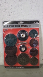 Appears New 2" and 3" Fiber Disc Sanding Kit