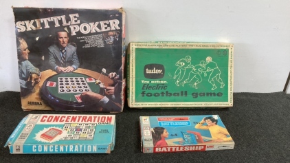 Vintage Electric Football Game And More