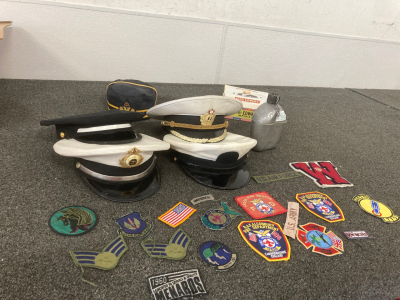 Service Patches & Hats With Canteen