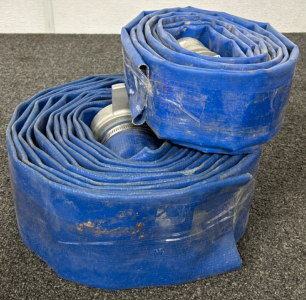 (2) Two Heavy Duty Hoses 3” and 5” Please Inspect