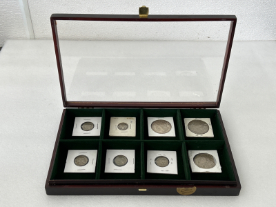 Vintage Coin Collection in Display Case Please Inspect