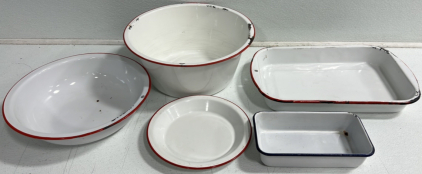 Metal Kitchen Dish Set