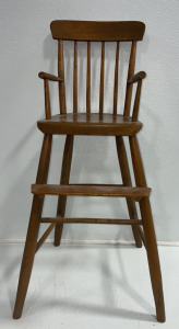 Vintage Wood High Chair