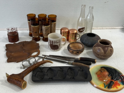 Vintage Glasses, Knife Sharpeners, Napkin Rings and More!