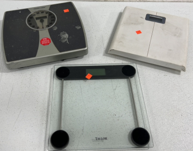 (2) Taylor Scales and (1) Healthometer Scale