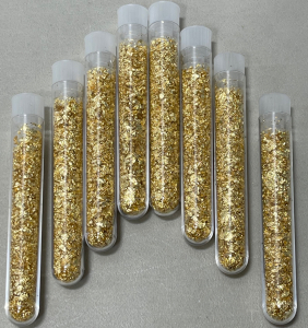 (8) Bottles Of Gold Flake/Leaf Gold
