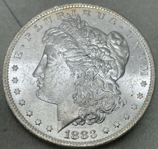 (1) 1883-0 Morgan Silver Dollar, New Orleans Mint