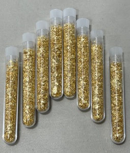 (8) Bottles Of Gold Flake/Leaf Gold