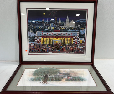 Framed Art of The Festival of Trees and A Sentimental Written Piece