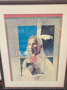 Framed Native American Print