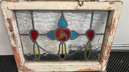 Stained Glass Hanging Window