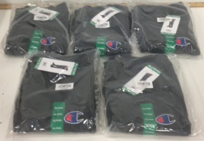 (6) Pairs Of Brand New Champion Youth Joggers Size XL (18/20) Granite Heather color Joggers New in original packaging <br/>