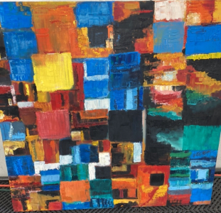 Sarah Grace Abstract Art on Canvas