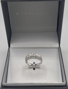 Cubic Zirconia Sterling Silver Ring