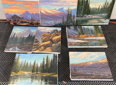 (8) Choate Canvas Paintings
