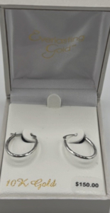 10K Gold Hoop Earrings