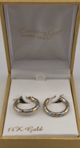 14K Gold Hoop Earrings