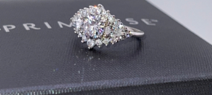 Cubic Zirconia Sterling Silver Ring