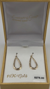 14K Gold Dangle Earrings