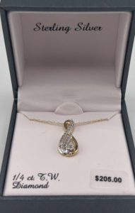 Sterling Silver 1/4ct Diamond Necklace