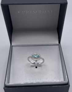 Cubic Zirconia Sterling Silver Ring