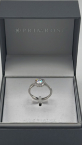 Cubic Zirconia Sterling Silver Ring